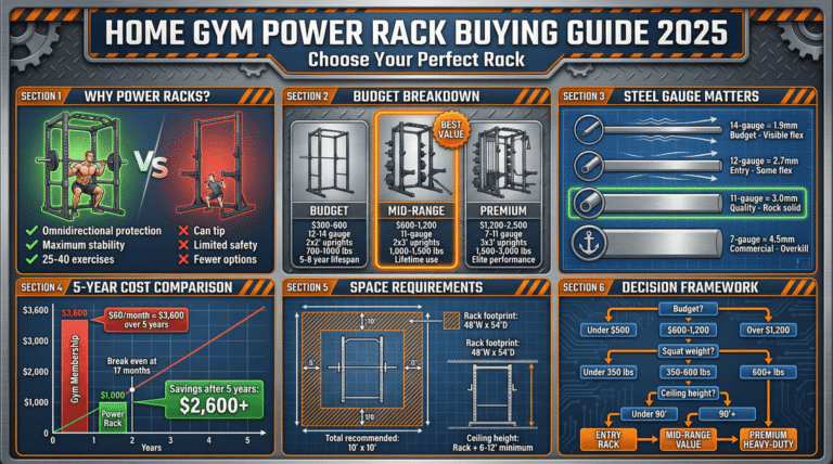 Home Gym Power Rack Guide 2025: How to Choose & Save Money