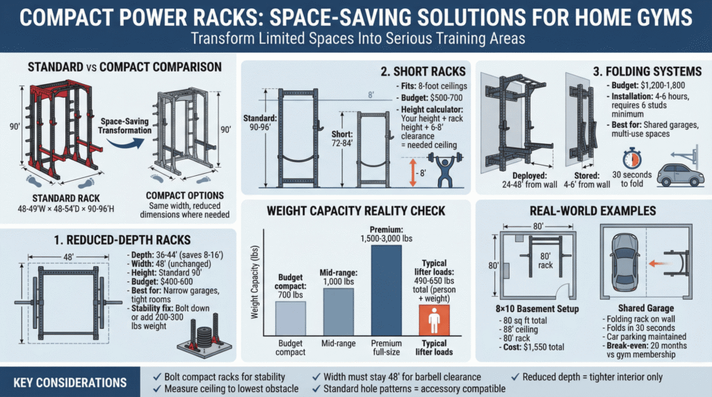 compact power racks for small spaces 