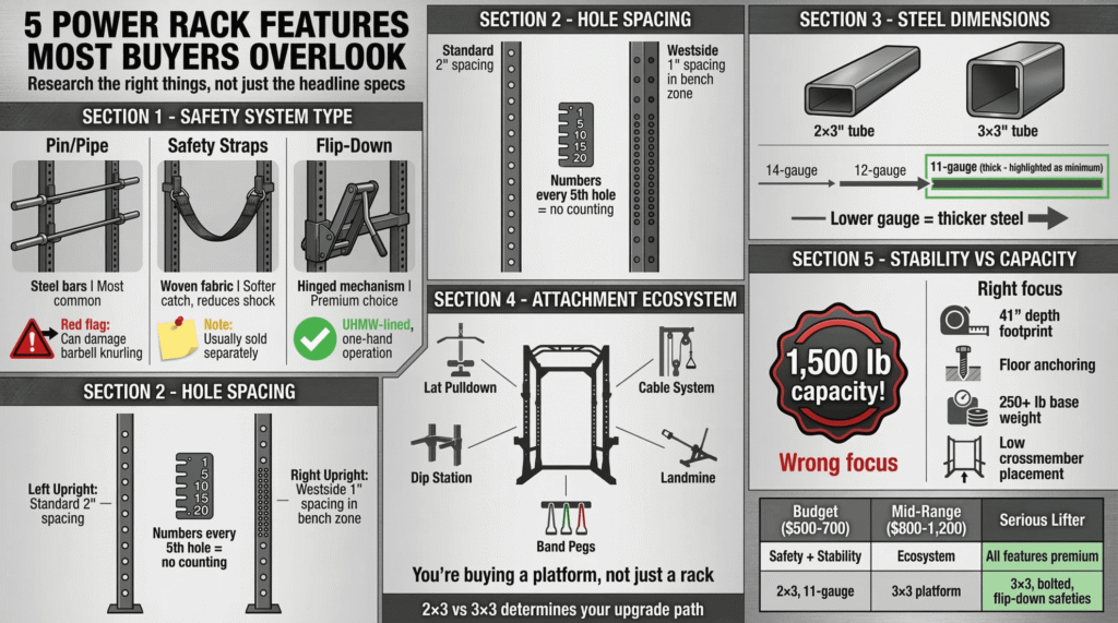 5 Best Power Rack Features